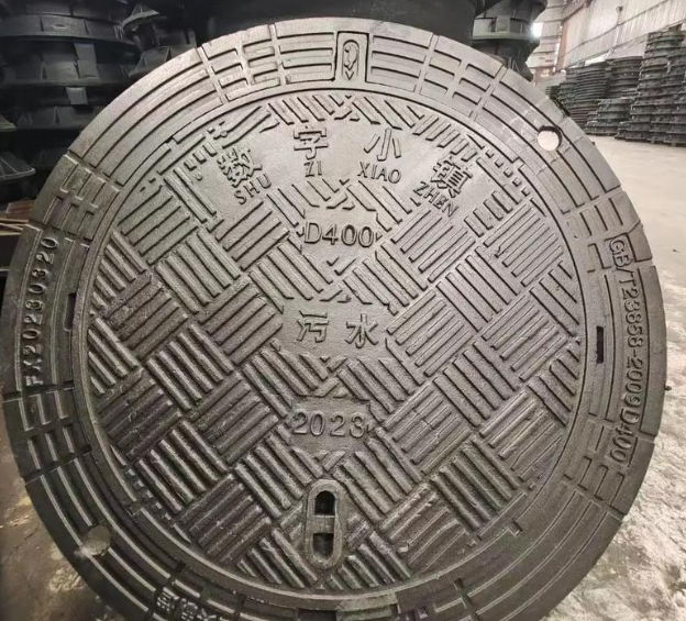 蒙城球墨铸铁防沉降井盖展示